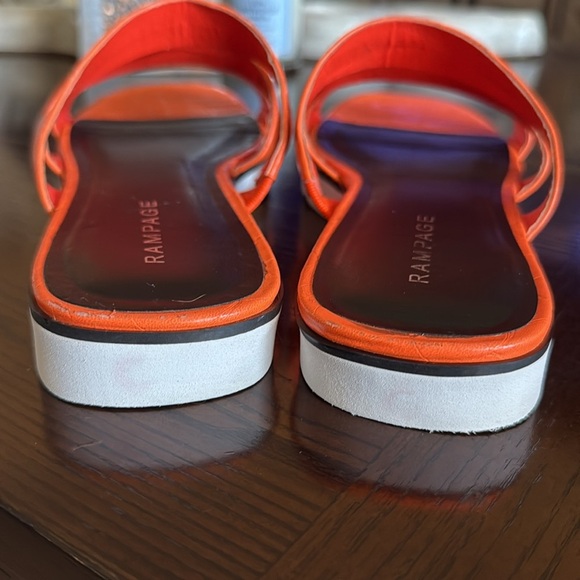 Rampage Ally Women's Slide Sandals Neon Coral - Picture 4 of 6